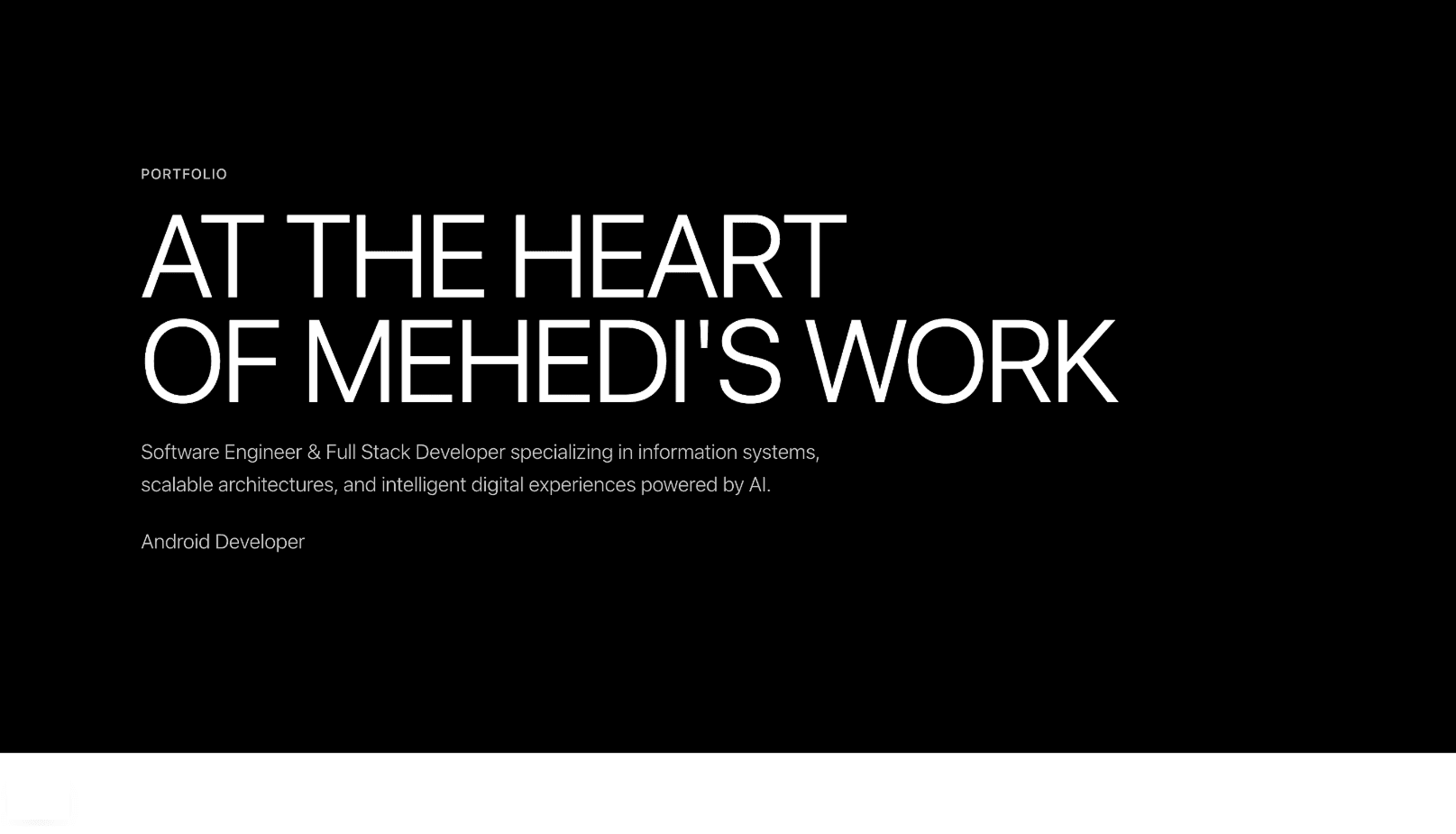 Portfolio – Mehedi Touré